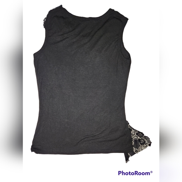 2000 Y2K Black top - Picture 3 of 5